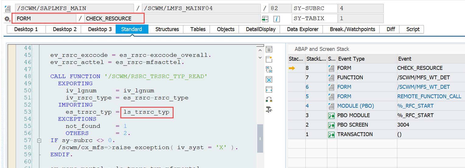 Check Interleaving Logic
