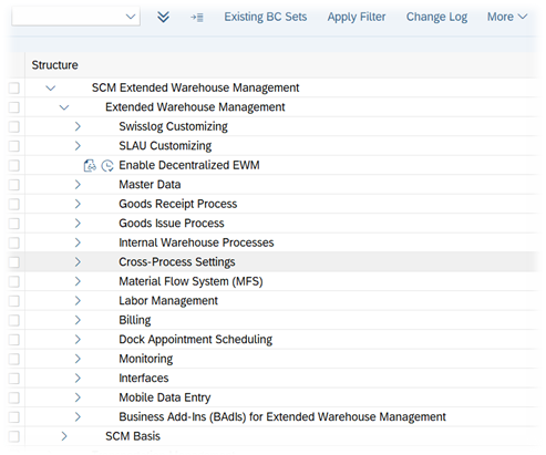 EWM functional knowledge