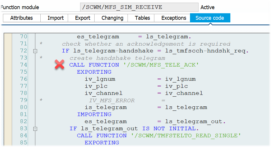 SAP EWM MFS Simulation Emulation 10