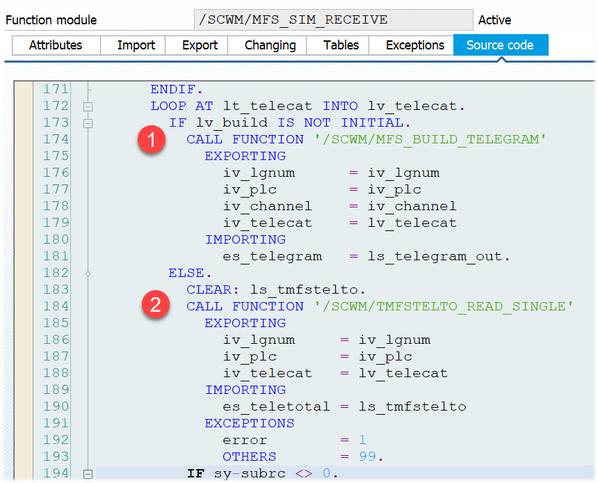 SAP EWM MFS Simulation Emulation 16