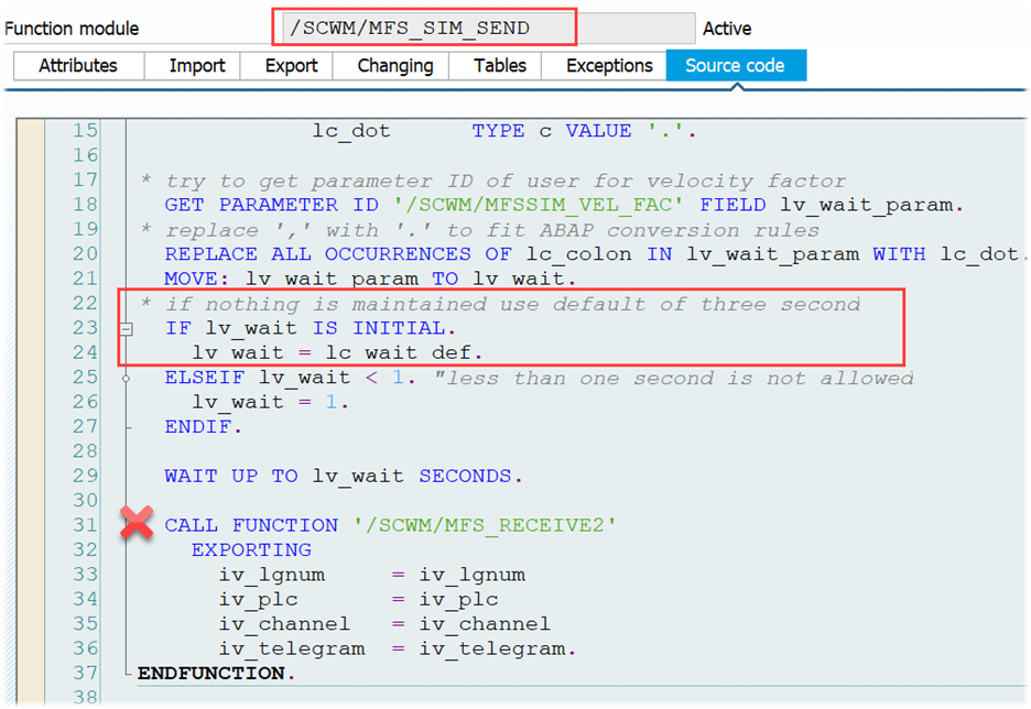 SAP EWM MFS Simulation Emulation 17