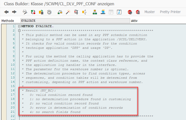SAP EWM PPF condition records_09