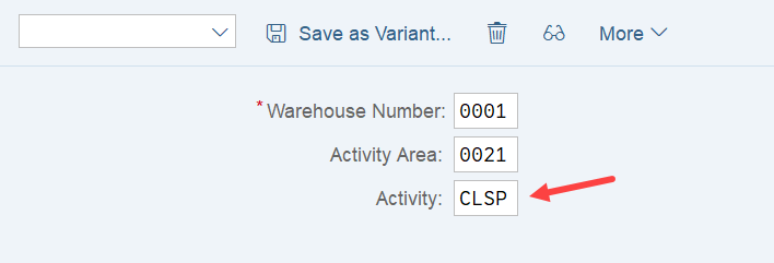 SAP EWM storage bin sorting CLSP_17