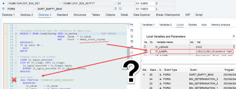 SAP EWM storage bin sorting CLSP_24