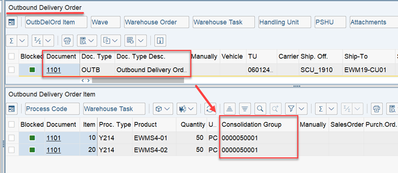 SAP EWM WOCR UNDE and DEF_28