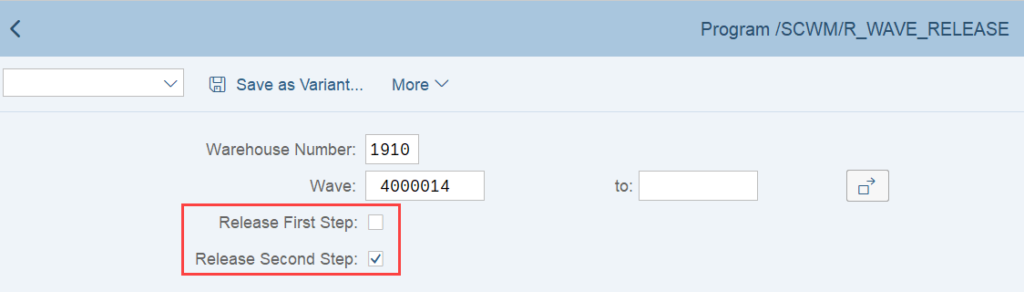 SAP EWM 2-step picking 02