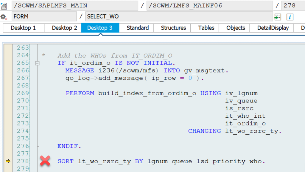 SAP EWM MFS PLC communication_14