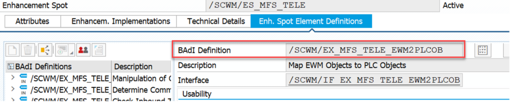 SAP EWM MFS PLC communication_24