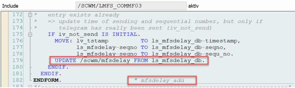 SAP EWM MFS PLC communication_33