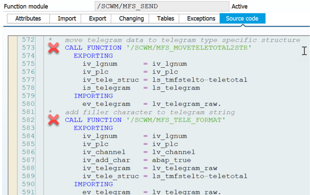 SAP EWM MFS PLC communication_37