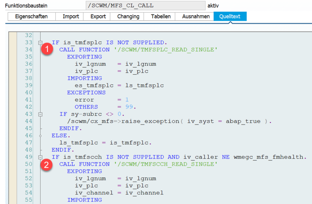 SAP EWM MFS PLC communication_39