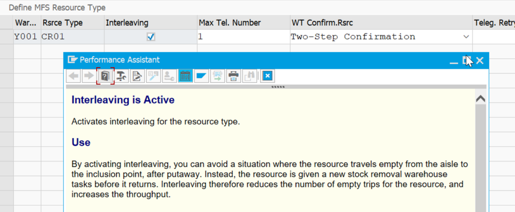 SAP EWM MFS Task interleaving in ASRS_07