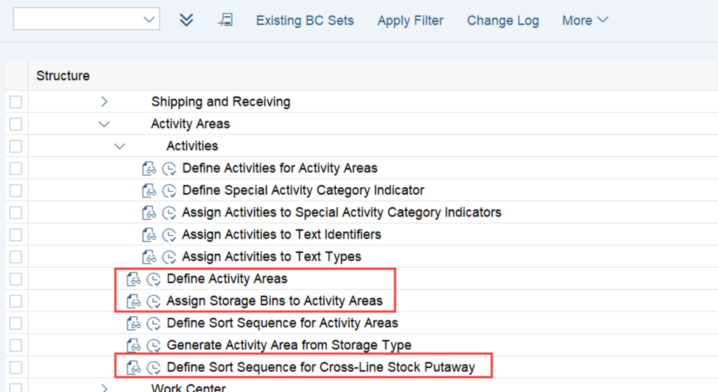 SAP EWM storage bin sorting CLSP_06