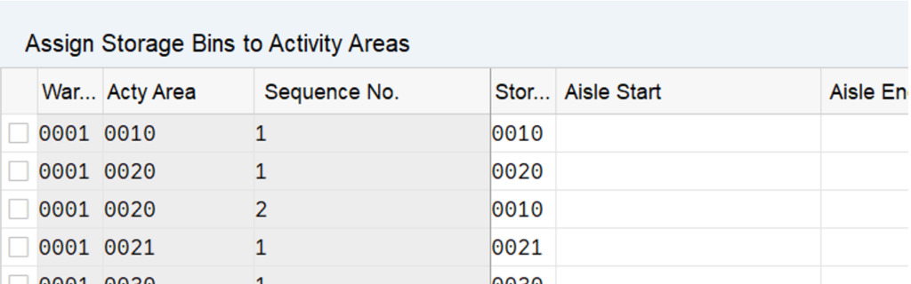 SAP EWM storage bin sorting CLSP_08