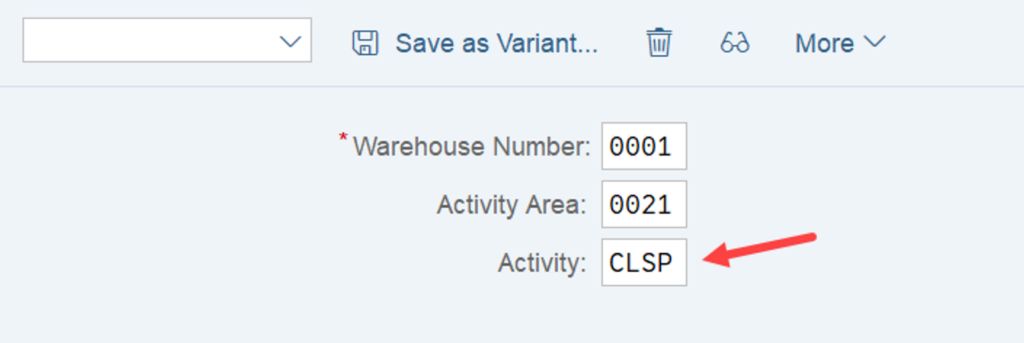 SAP EWM storage bin sorting CLSP_17