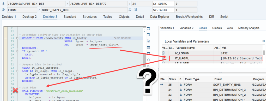 SAP EWM storage bin sorting CLSP_24