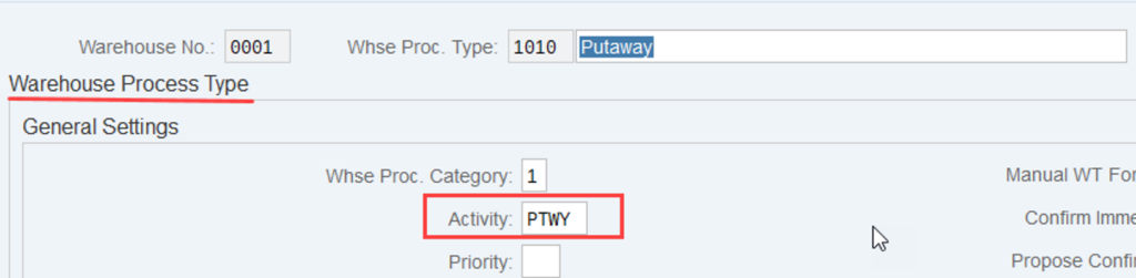 SAP EWM storage bin sorting CLSP_28